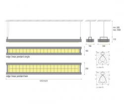 QC Lightfactory Edge Linear подвесной светильник - 4